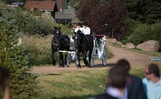 Dan T.'s photo of camping with a horse at Beaver Meadows Resort Ranch near Medicine Bow-Routt NFs & Thunder Basin NG