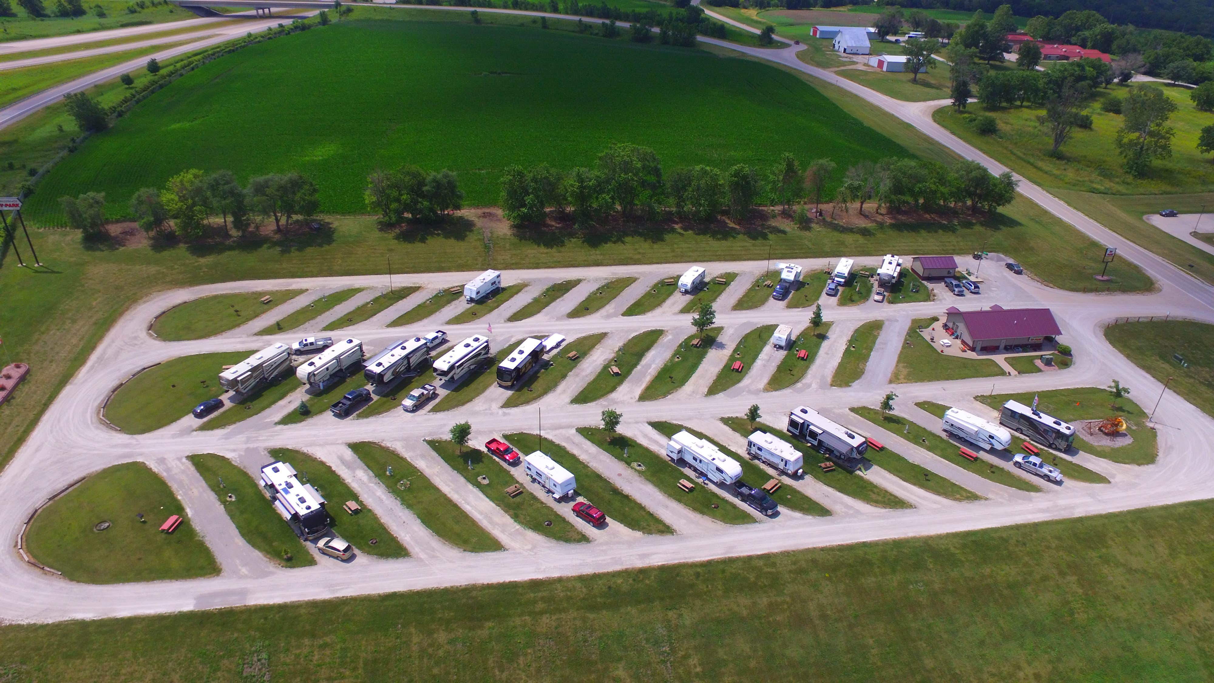 Camper-submitted photo at Crossroads RV Park - Iowa near Stockport, IA