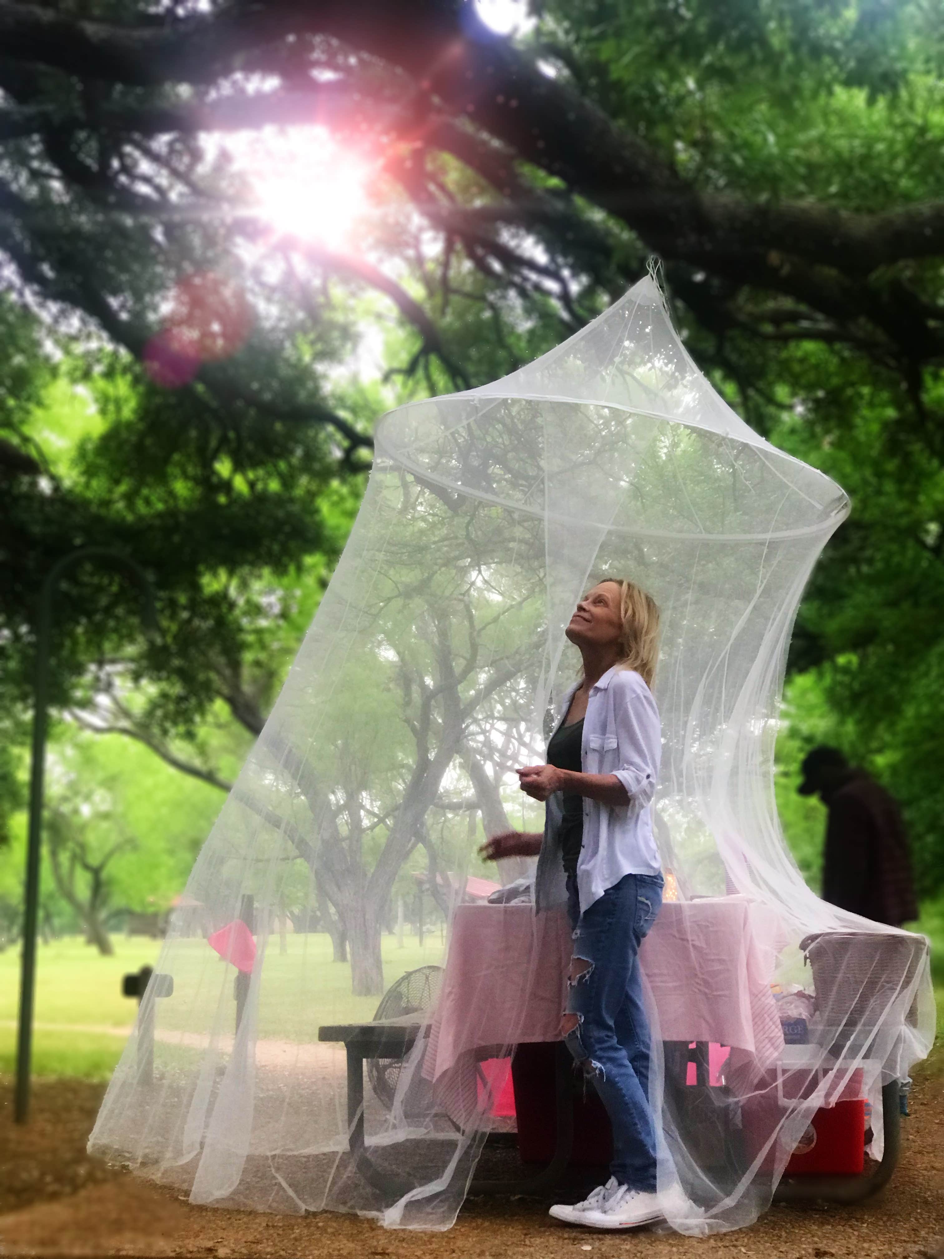 Shannon B.'s photo of tent camping at Moss Lake Area — Enchanted Rock State Natural Area near Fredericksburg, TX