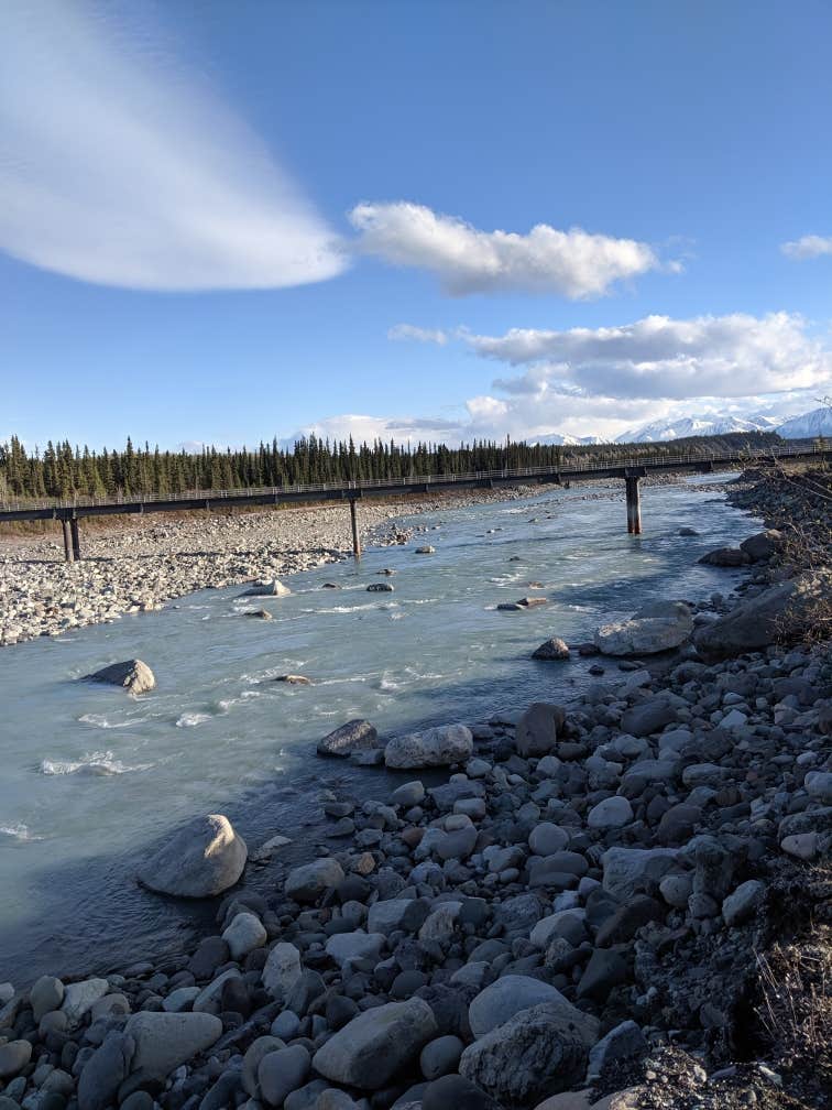 Camper-submitted photo at Base Camp Root Glacier near McCarthy, AK