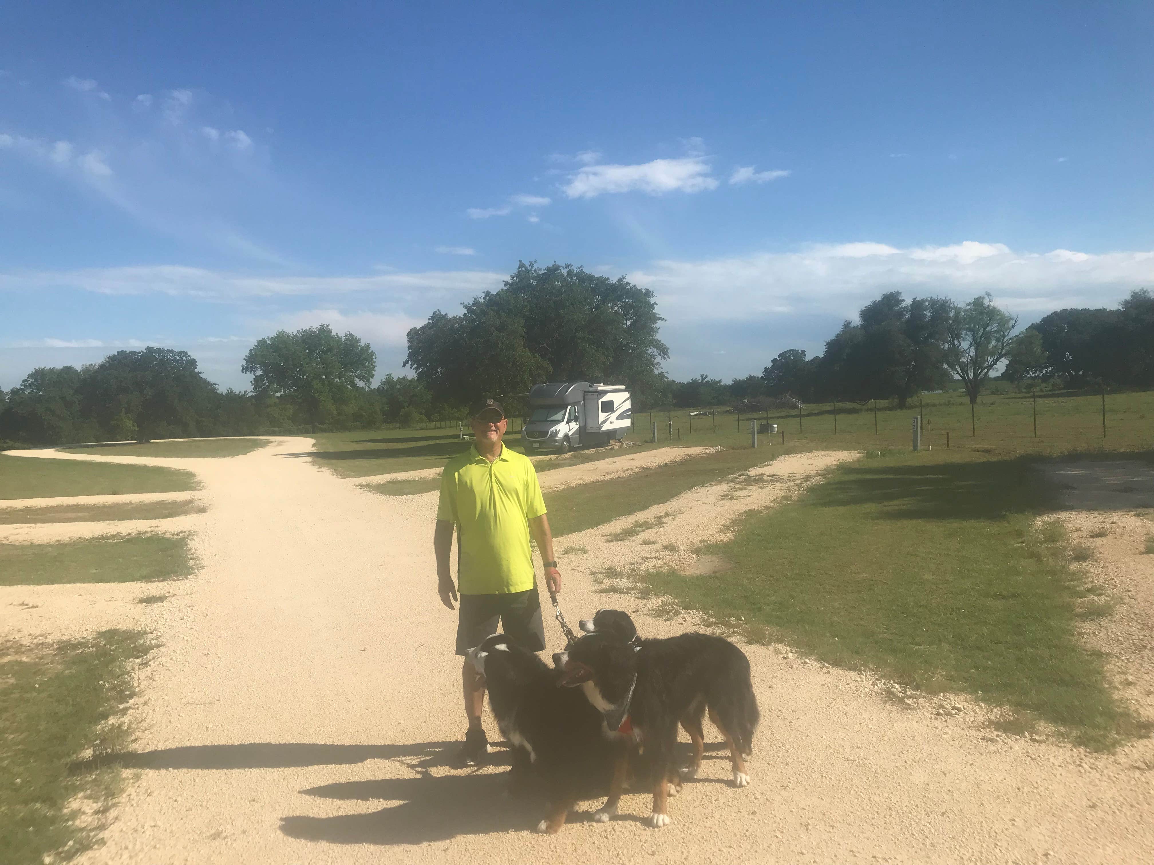 Sallie H.'s photo of camping with pets at 4C's Rodeo Ranch & RV Park near Dublin, TX