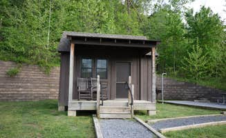 Tara S.'s photo of glamping accommodations at Andy Guest/Shenandoah River State Park Campground near Front Royal, VA