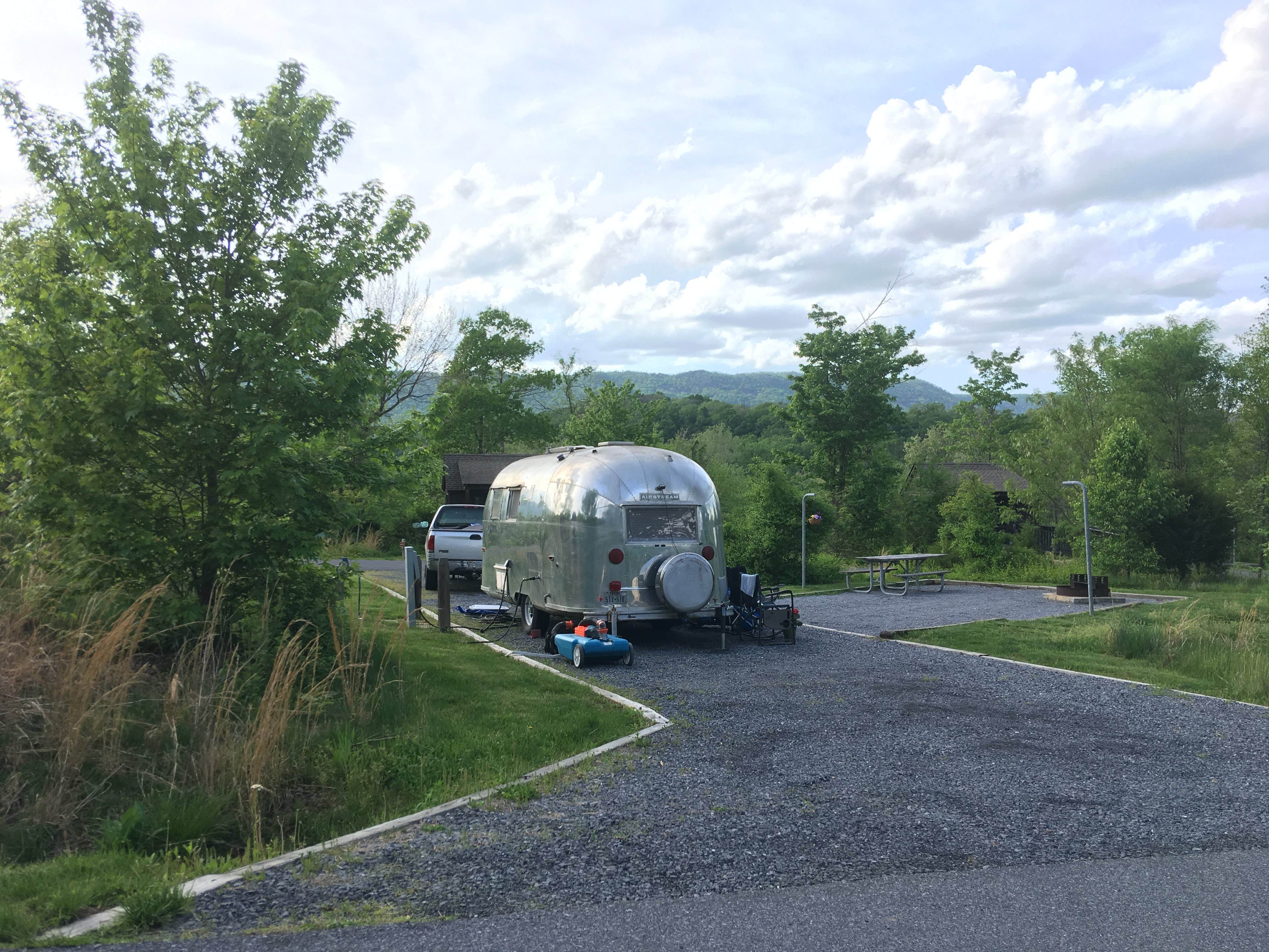 Tara S.'s photo of rv camping at Andy Guest/Shenandoah River State Park Campground near Mathias, WV