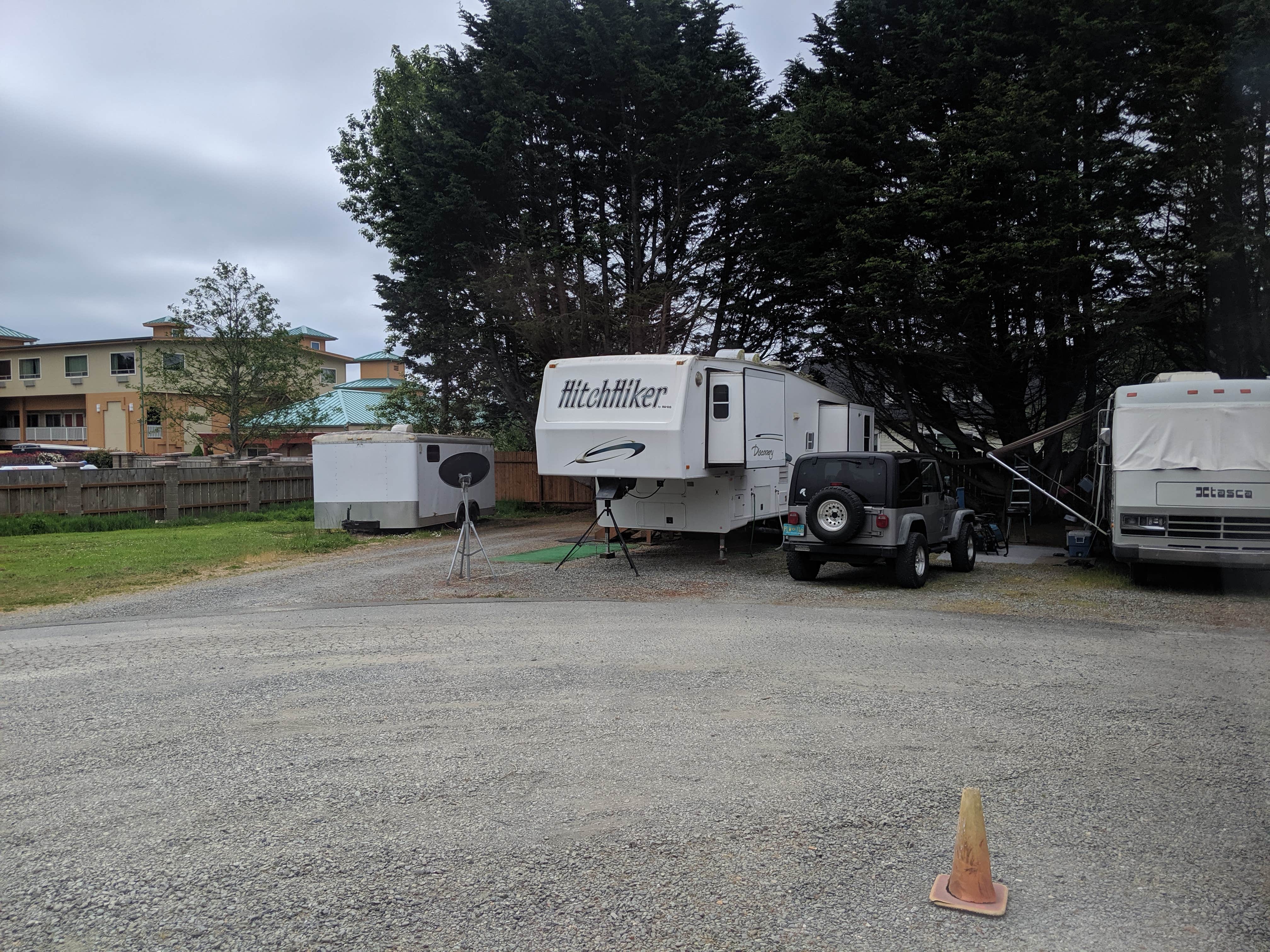Stefanie W.'s photo of rv camping at Sunset Harbor RV Park near Redwood National Park