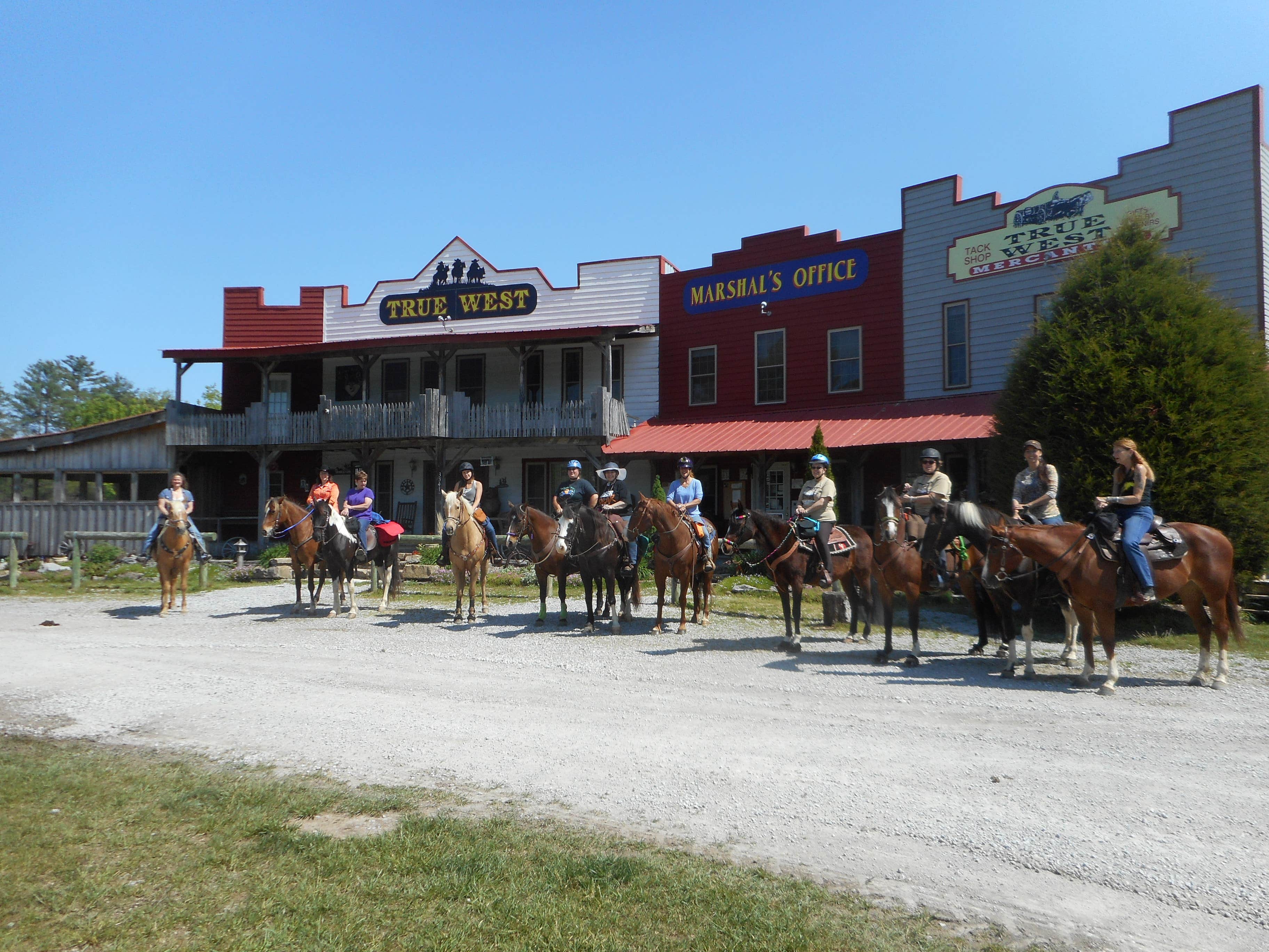 Camper-submitted photo at True West Campground & Stables near Rugby, TN