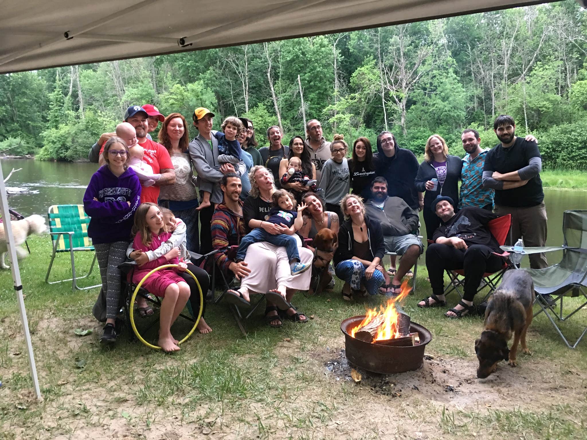 Tess H.'s photo at Henry's Landing Campground near Custer, MI