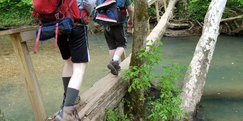 Camper submitted image from Walls of Jericho - Clark Cemetery Backcountry Campsite