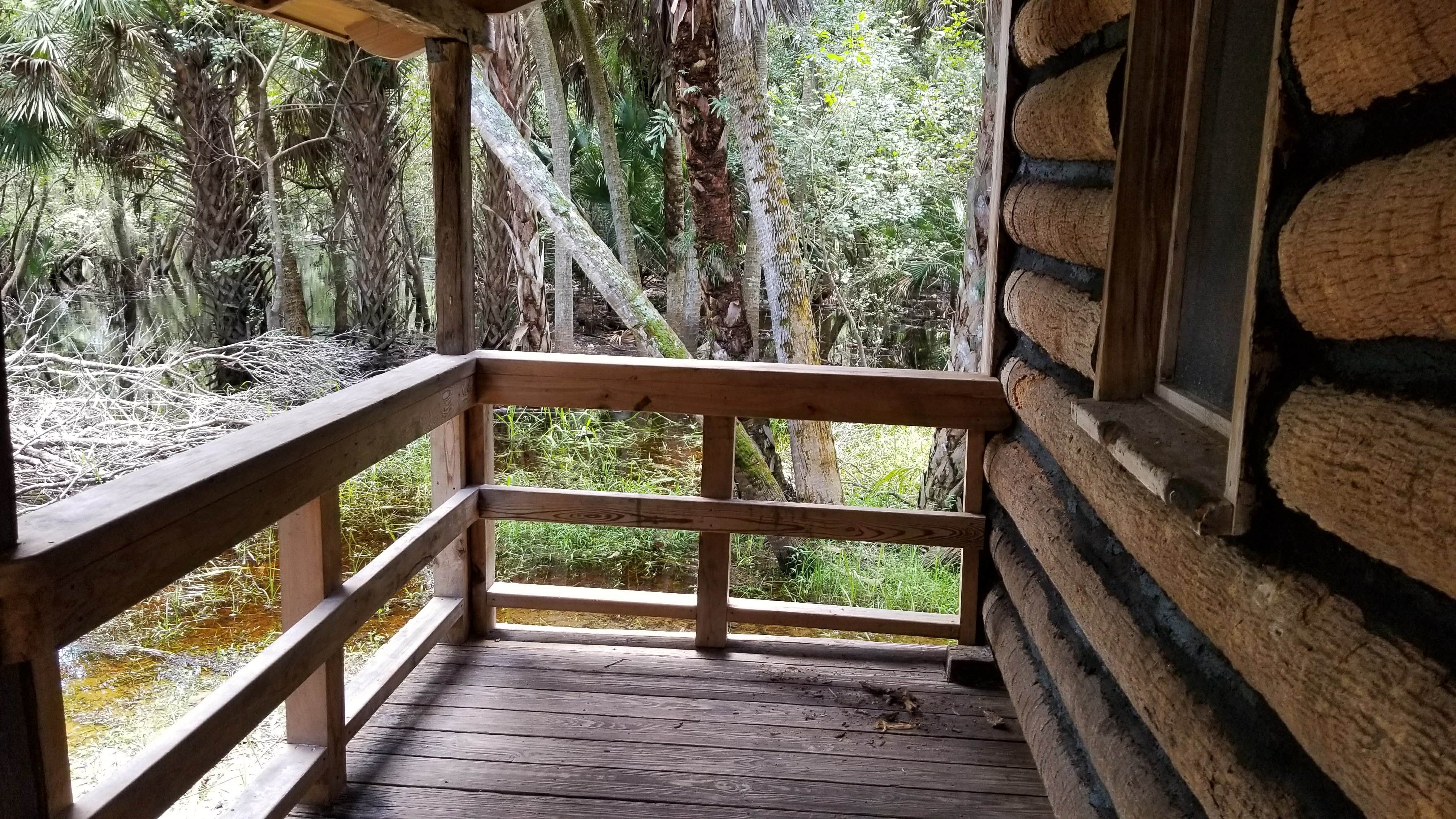 Elizabeth  H.'s photo of glamping accommodations at Palmetto Ridge Campground — Myakka River State Park near Bradenton Beach, FL