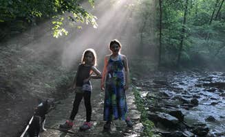 Maria T.'s photo of camping with pets at Carter Caves State Resort Park Campground near Manchester, OH
