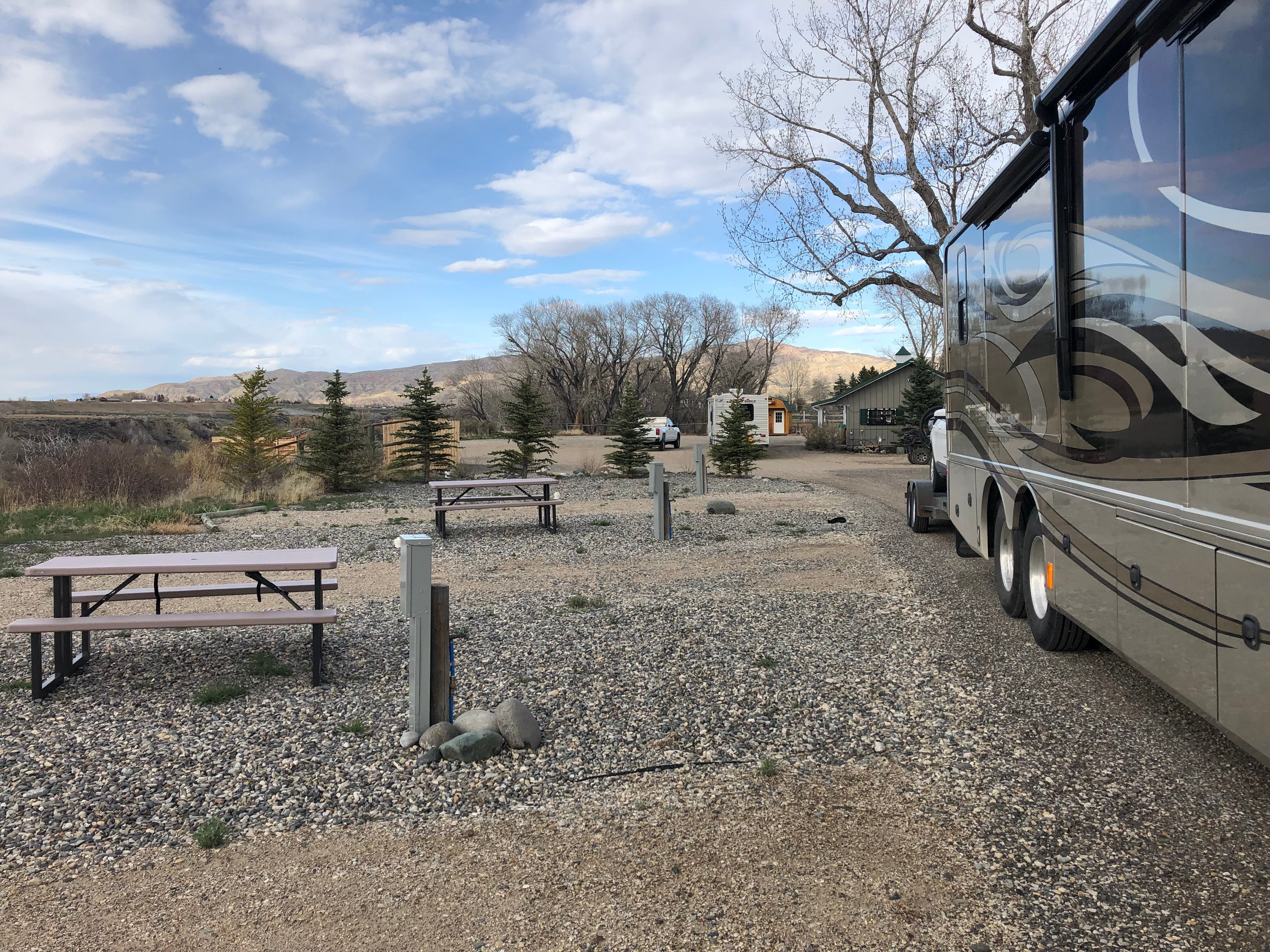 Camper submitted image from Cody Trout Ranch Camp - RV, Tipi, and Sheep Wagon Camping - 4