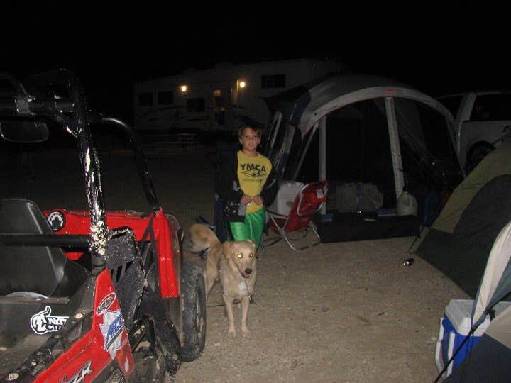 Jill E.'s photo of tent camping at Ocotillo Wells State Vehicular Recreation Area near Julian, CA