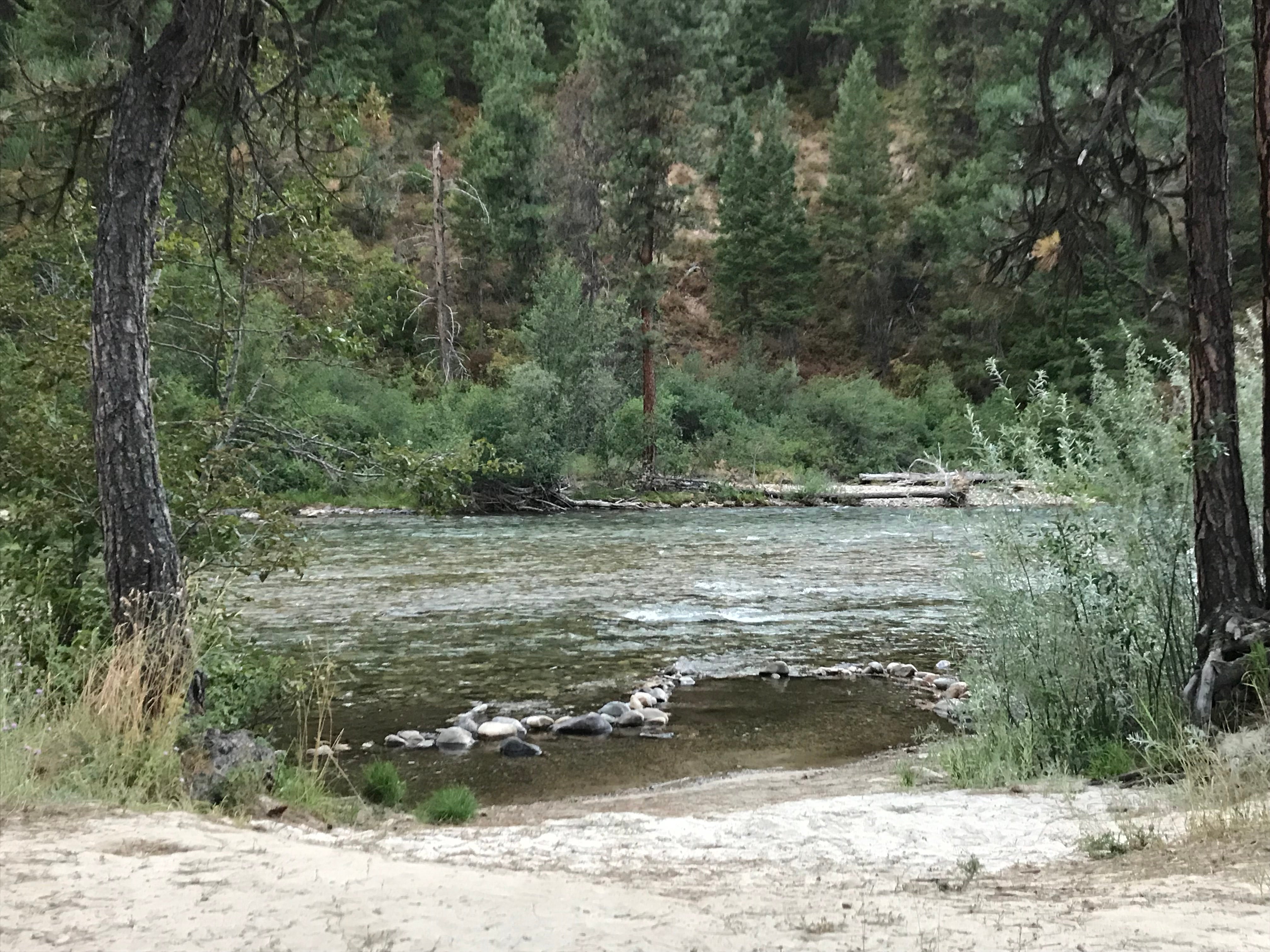 View of the Payette river from our site