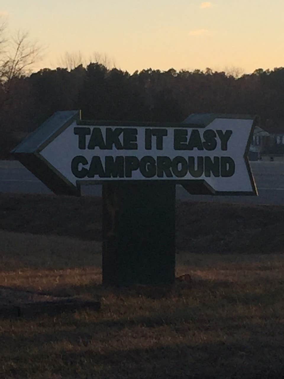 Camper-submitted photo at Take It Easy Campground near Dowell, MD