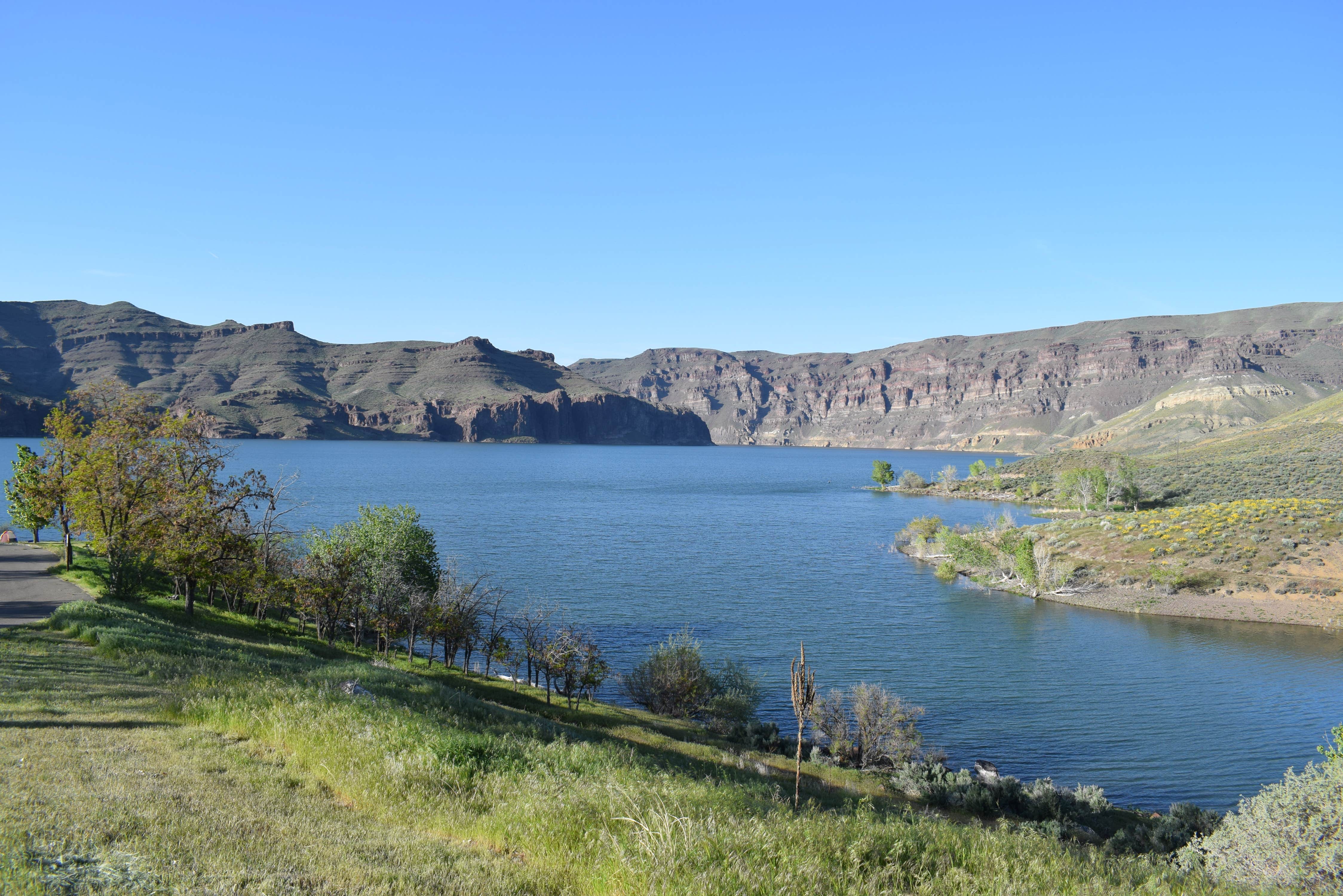 Camper-submitted photo at Indian Creek Campground — Lake Owyhee State Park near Star, ID
