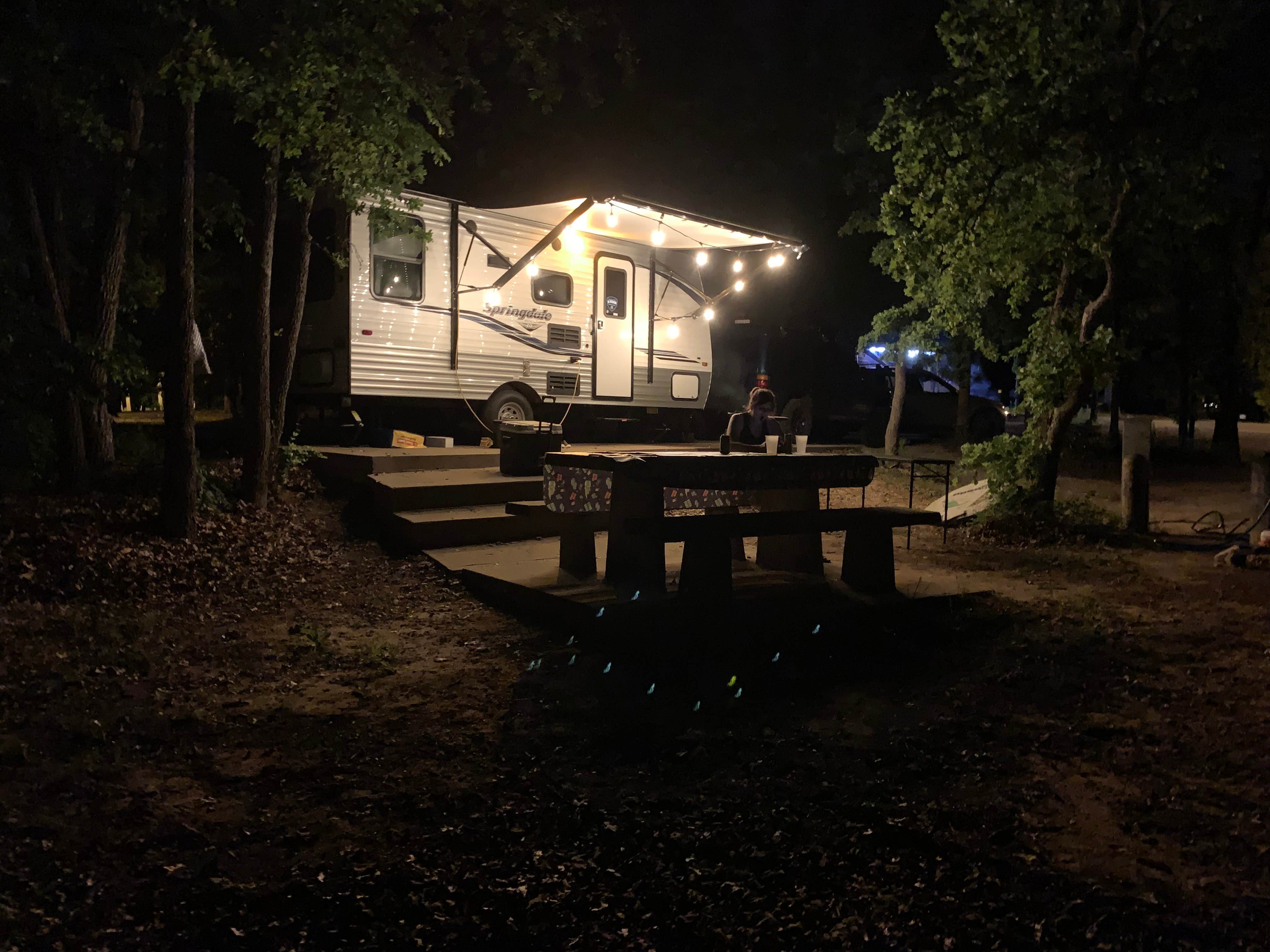 Camper-submitted photo at Rock Tower — Lake Murray State Park near Marietta, OK