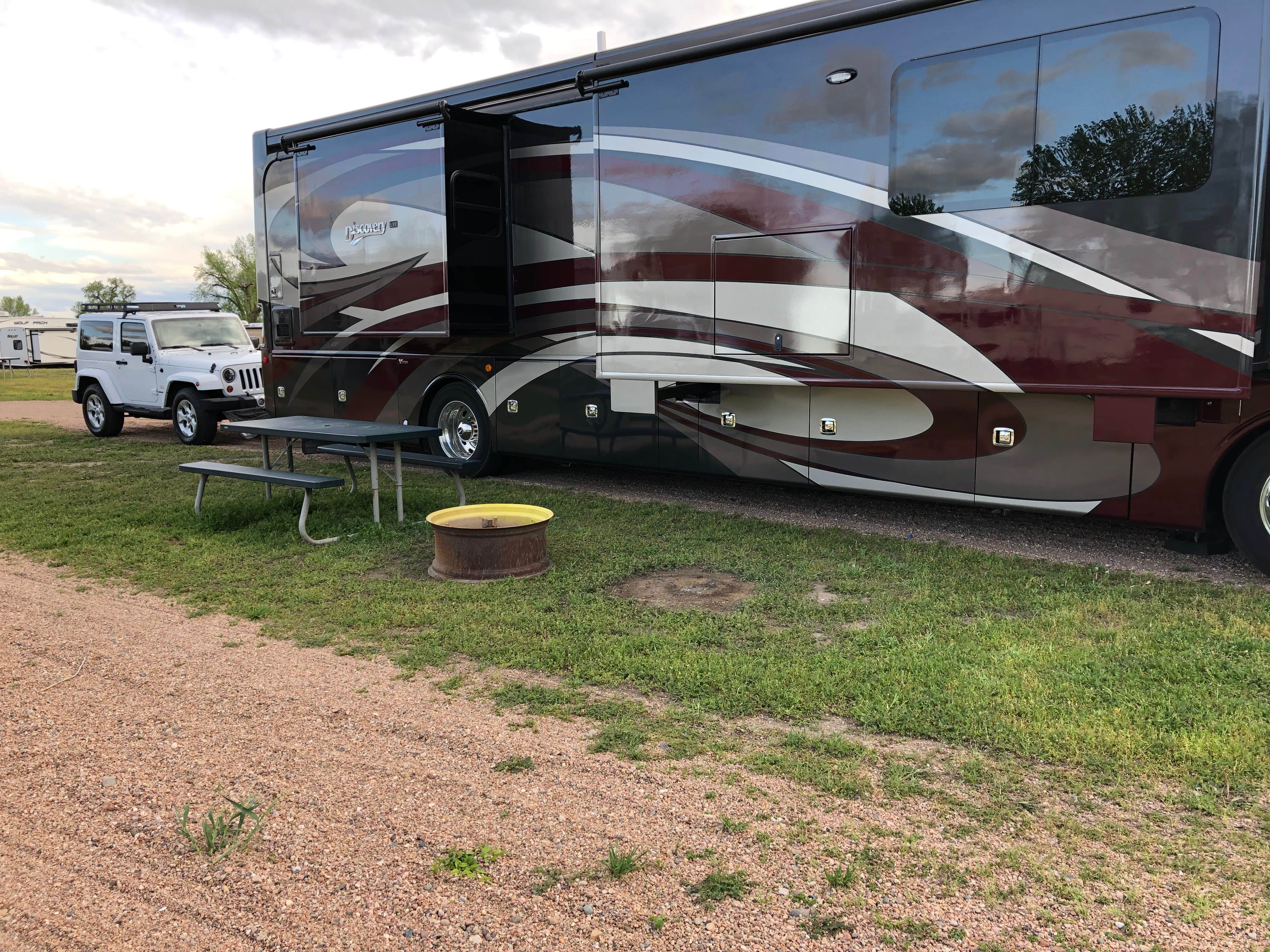 Jeanne S.'s photo of rv camping at I-80 Lakeside Campground near Gothenburg, NE