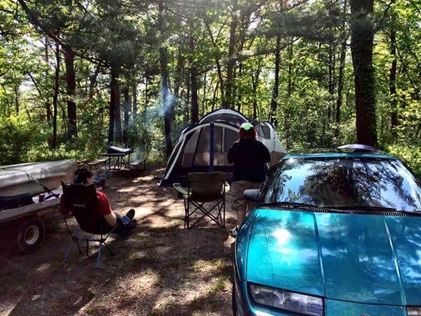 Siobhan R.'s photo at Sandstone Ridge Campground — Mirror Lake State Park near Wisconsin Dells, WI