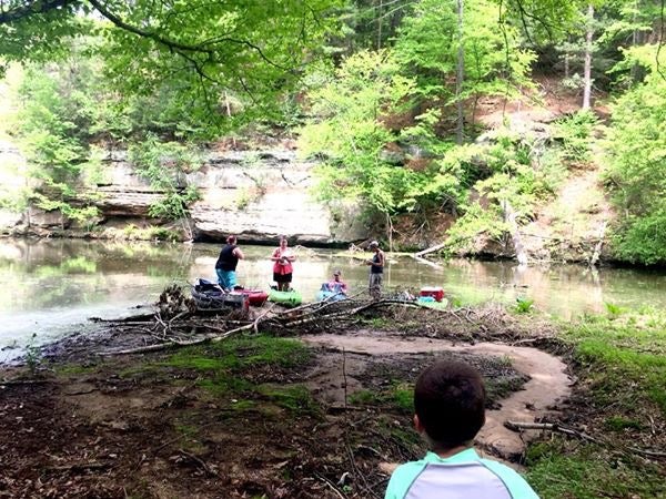 Camper submitted image from Sandstone Ridge Campground — Mirror Lake State Park - 3