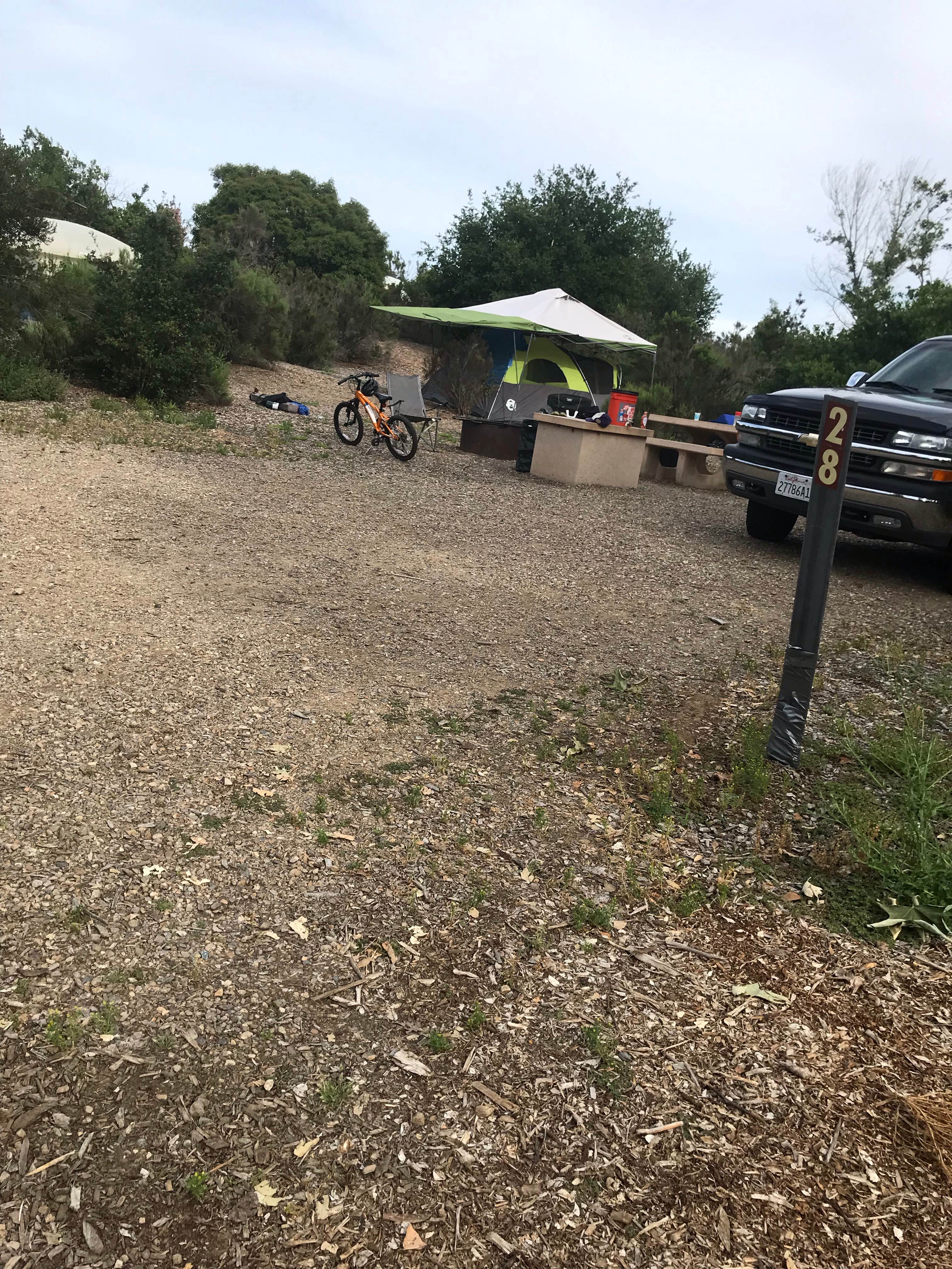 Morgan C.'s photo of tent camping at Kumeyaay Lake Campground near Julian, CA