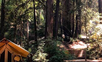 Corrie G.'s photo of glamping accommodations at Ventana Campground near Seaside, CA