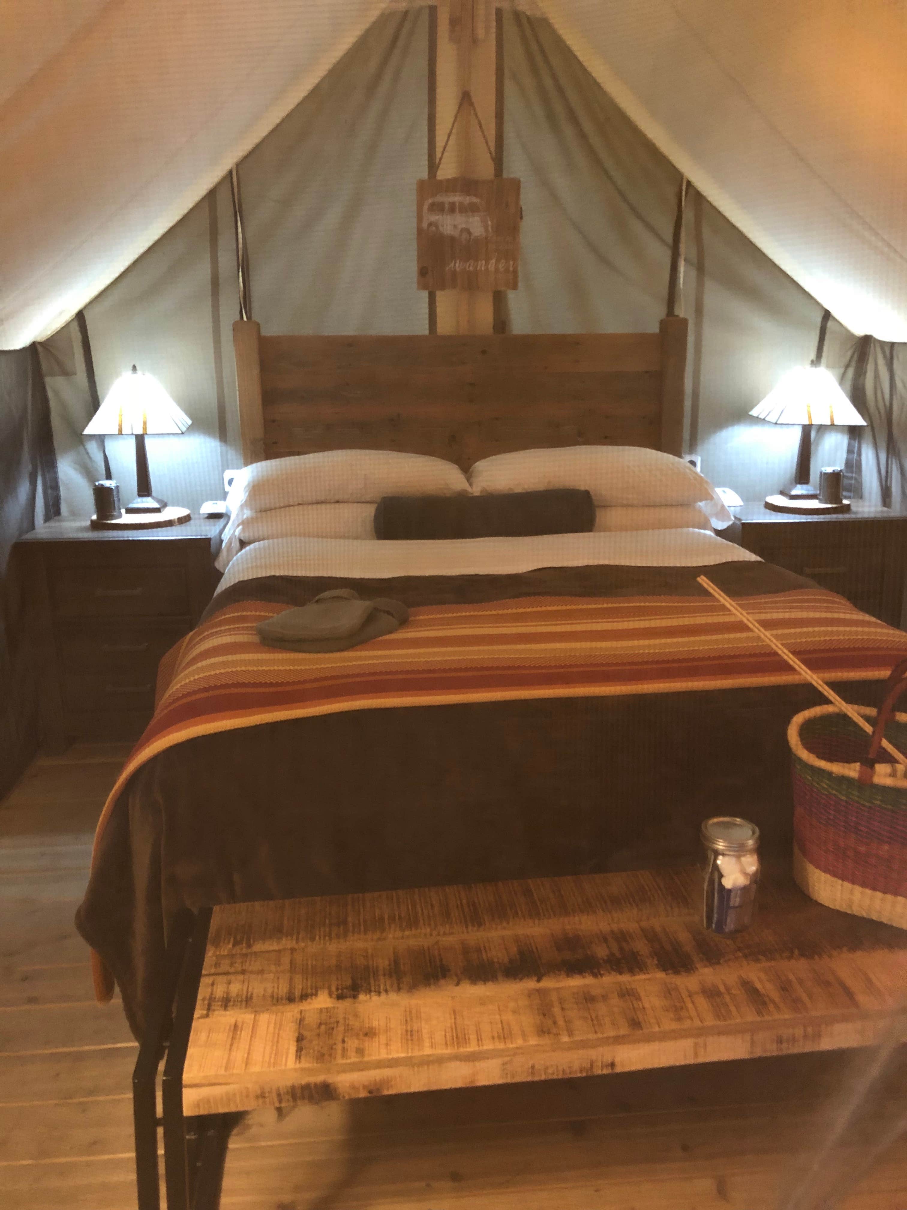 Corrie G.'s photo of glamping accommodations at Ventana Campground near Marina, CA