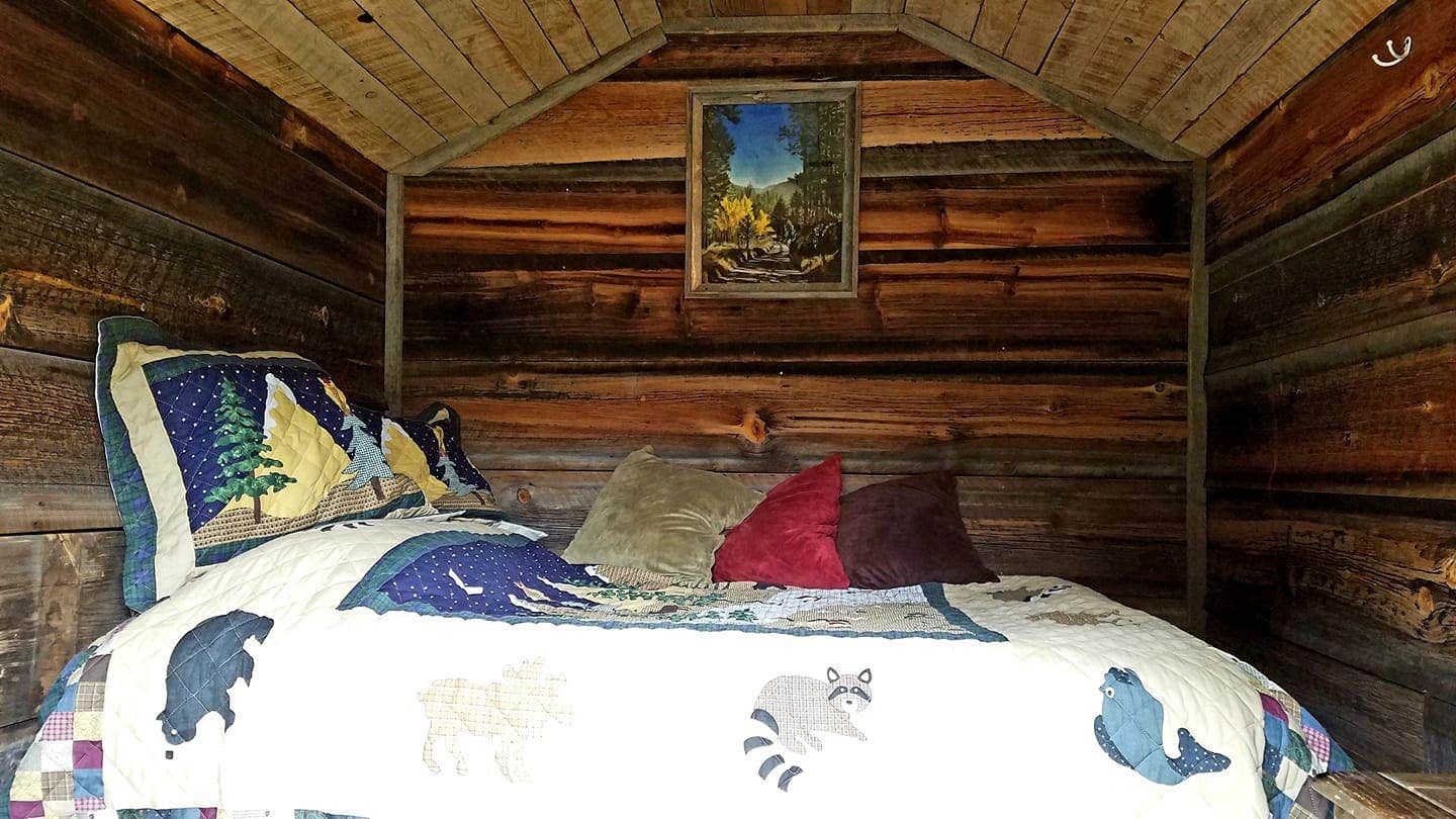 Isa K.'s photo of glamping accommodations at Plenty Star Ranch - CLOSED near Hot Springs, SD