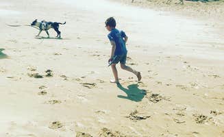 Wesley R.'s photo of camping with pets at Oregon Inlet Campground — Cape Hatteras National Seashore near Nags Head, NC
