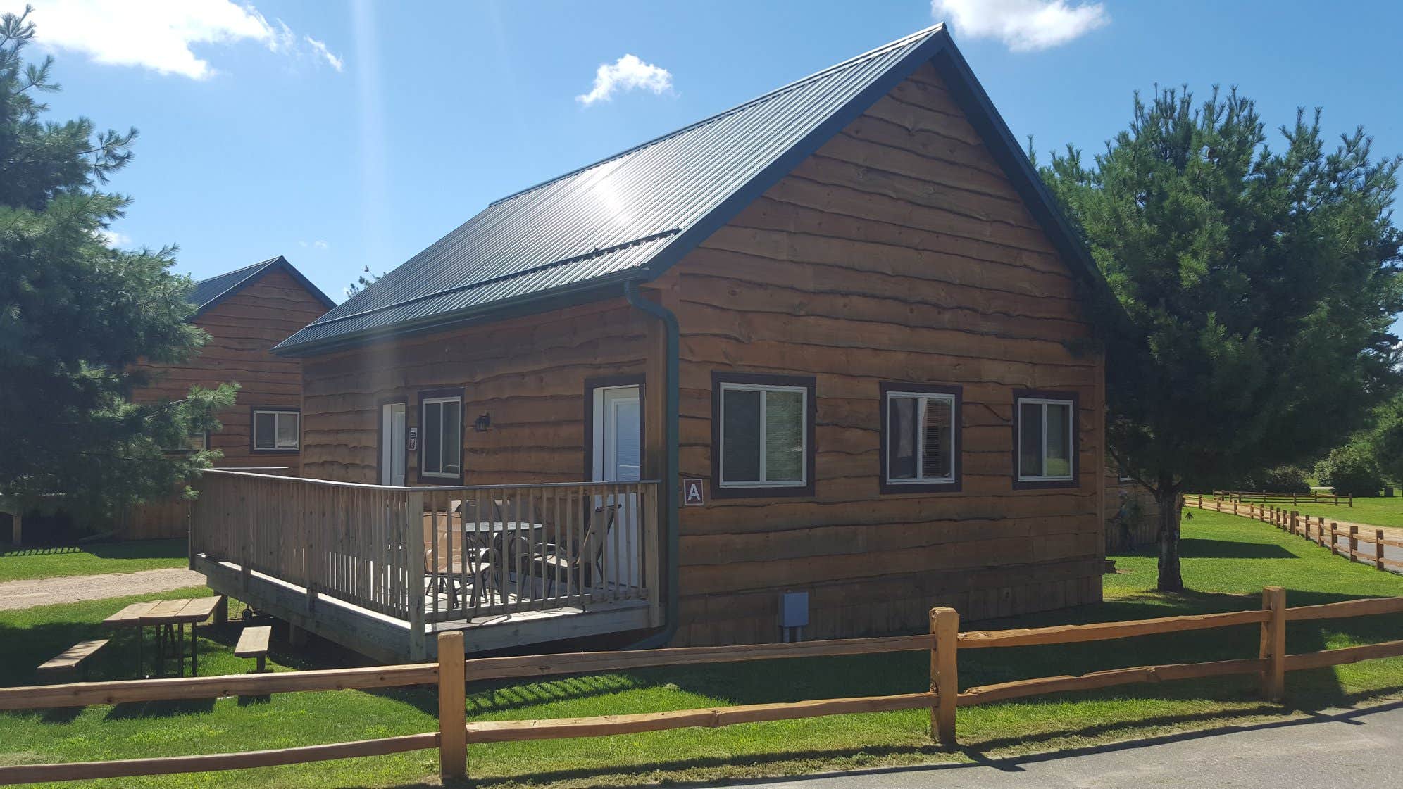 Shantel B.'s photo of a cabin at Edge-O-Dells Campground & Resort near Lake Delton, WI