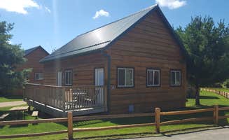 Shantel B.'s photo of glamping accommodations at Edge-O-Dells Campground & Resort near Spring Green, WI
