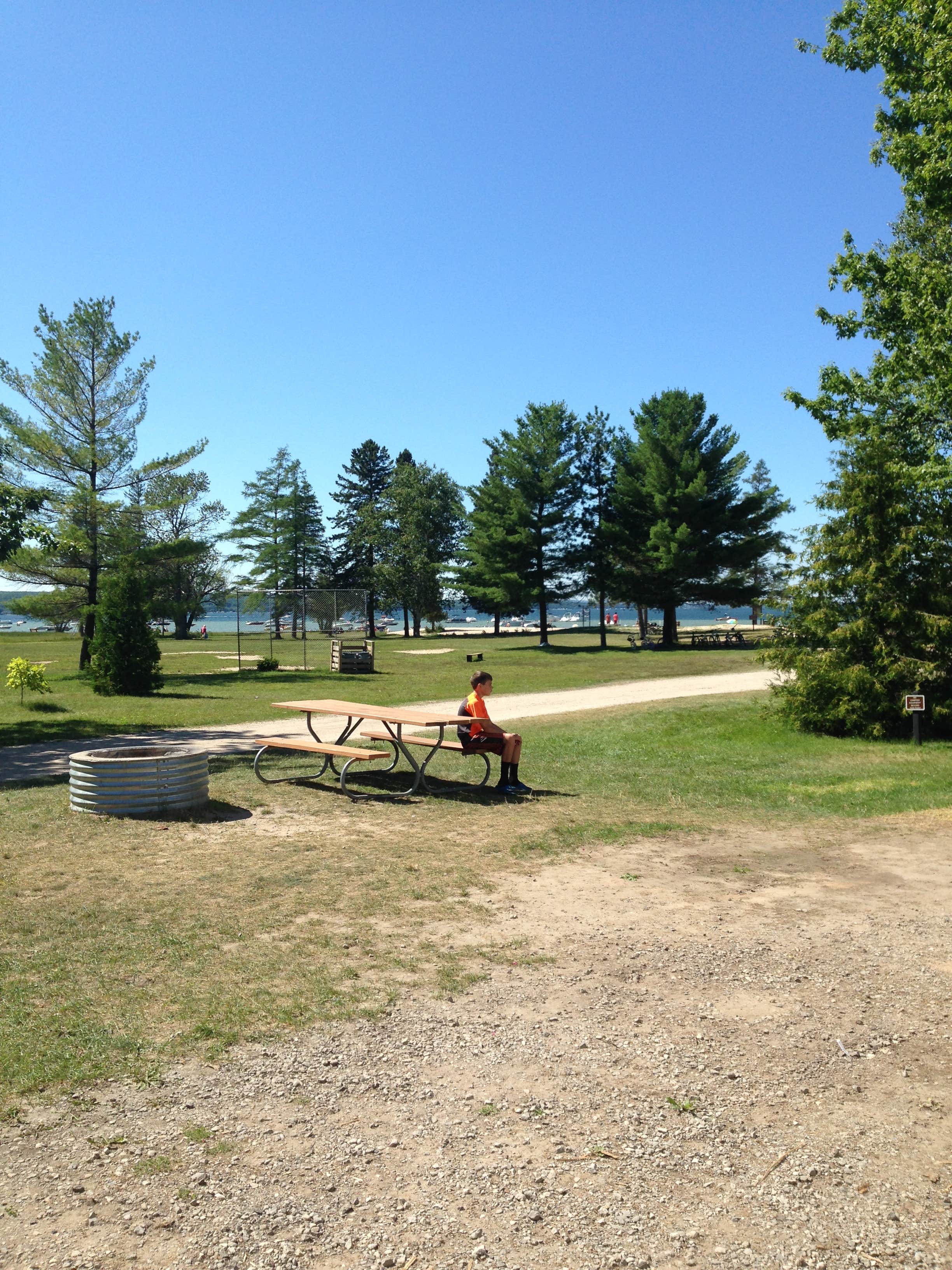 Camper-submitted photo at Burt Lake State Park Campground near Gaylord, MI