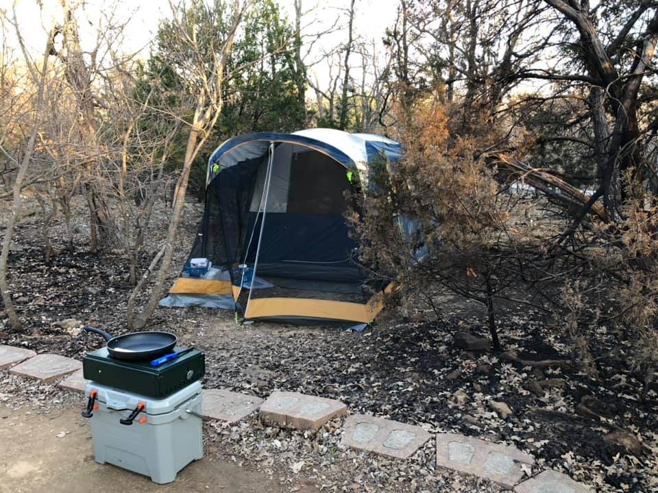 Camper submitted image from Primitive Area — Lake Mineral Wells State Park - 5