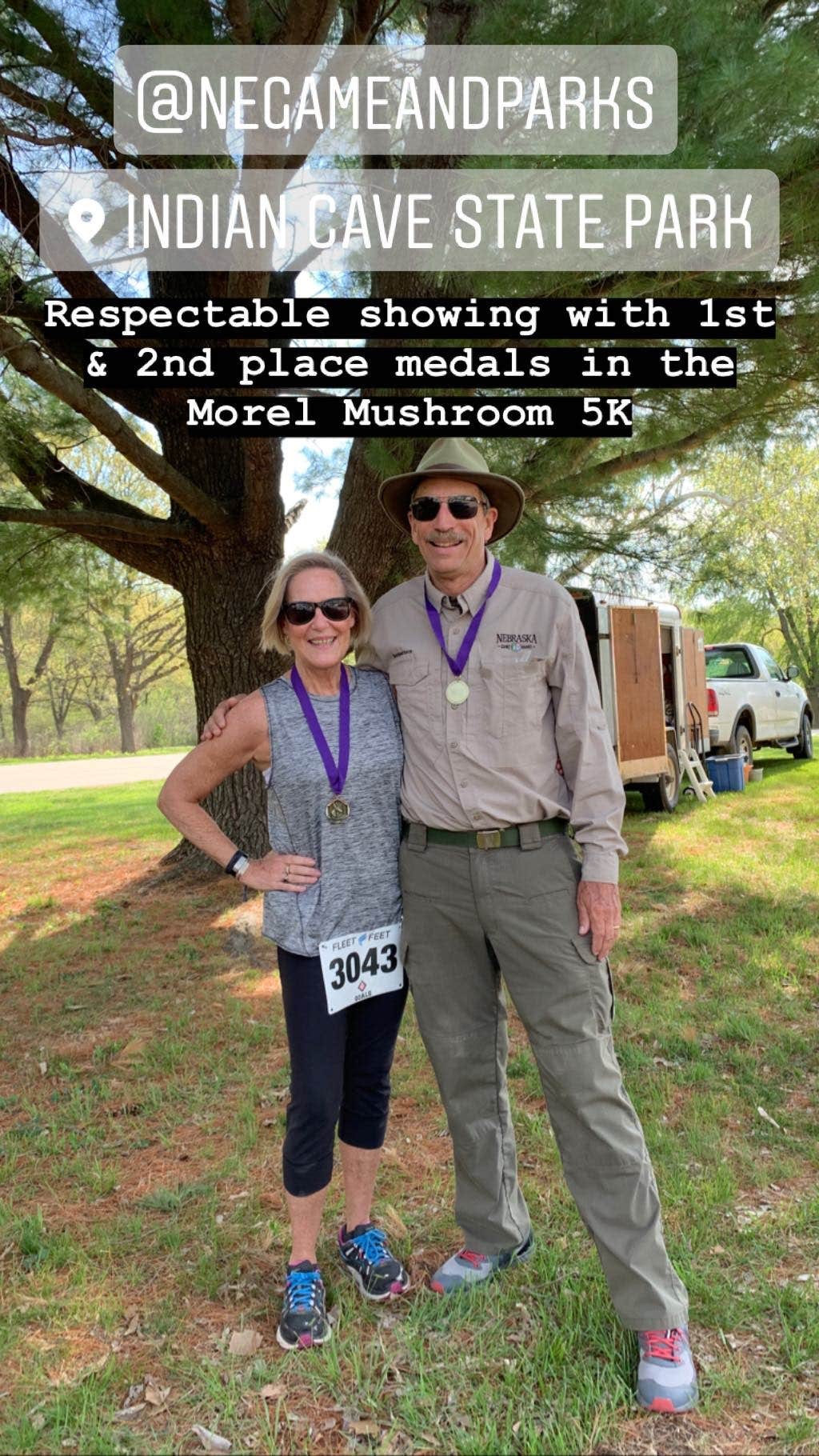 Shauna G.'s photo of rv camping at Hackberry Hollow Campground — Indian Cave State Park near Watson, MO