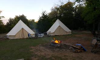 Camping near Rock Tower — Lake Murray State Park: Duke's Forest Campground — Lake Murray State Park, Overbrook, Oklahoma
