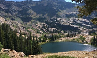 Camping near Spruces - Big Cottonwood: Lake Blanche Trail - Backcountry Camp, Mounthaven, Utah
