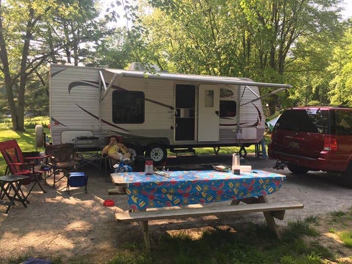 Ellen B.'s photo of rv camping at Lums Pond State Park Campground near Townsend, DE
