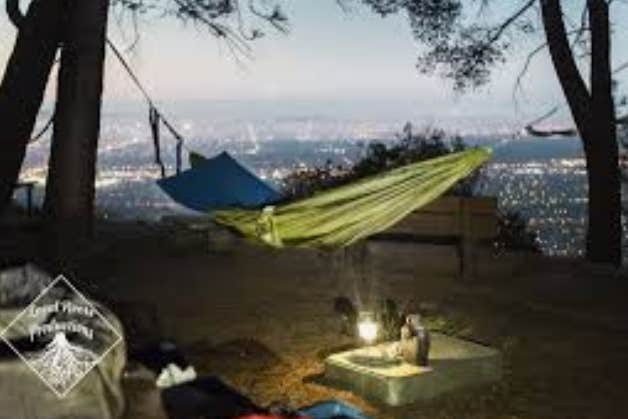 David F.'s photo of tent camping at Henninger Flat - PERMANENTLY CLOSED near El Nido, CA