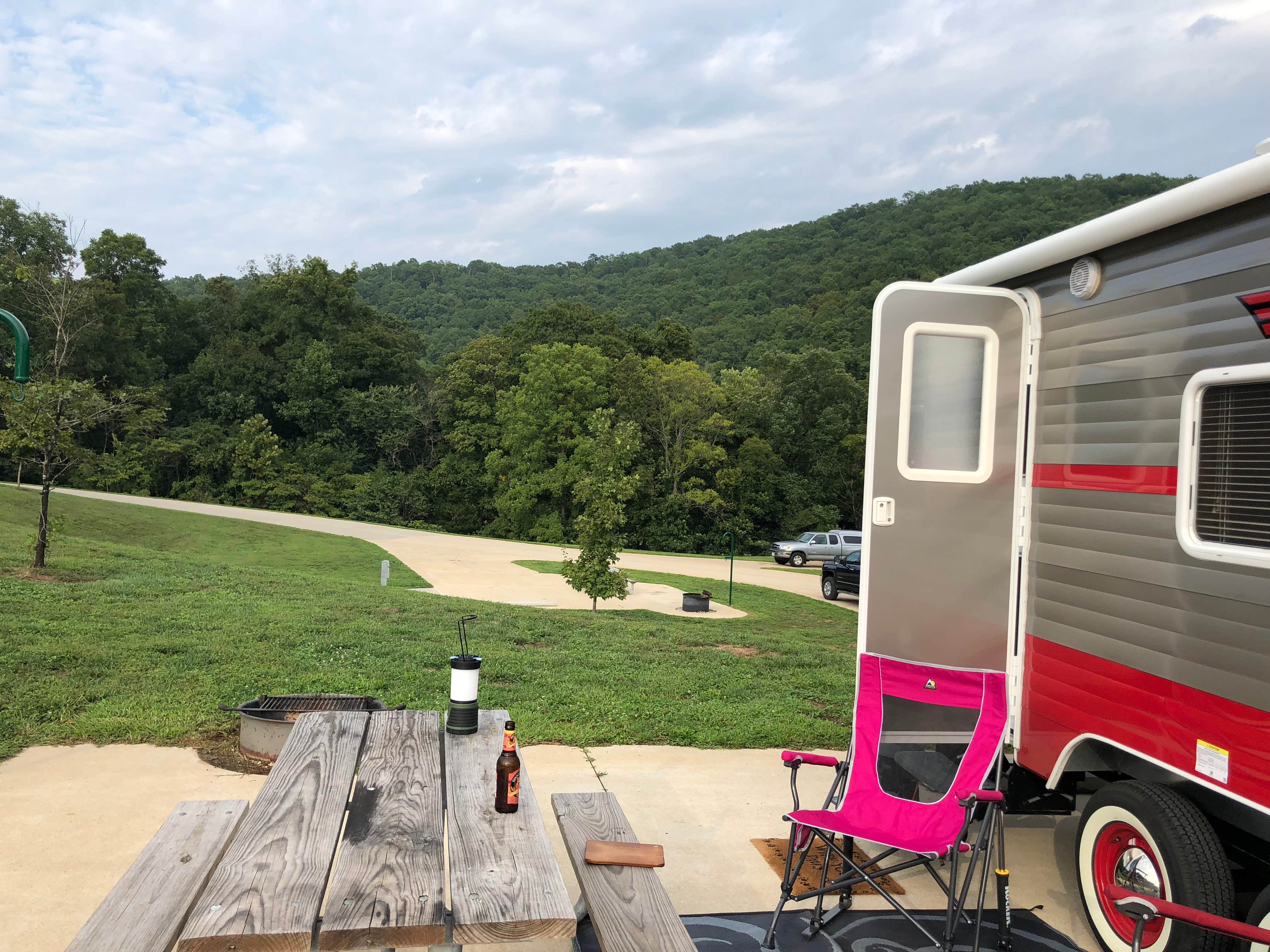 Judith B.'s photo of rv camping at Timbuktu Campground — Echo Bluff State Park near Willow Springs, MO