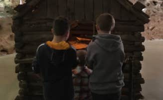 Jennifer G.'s photo of glamping accommodations at Meramec Caverns Natural Campground near Cottleville, MO