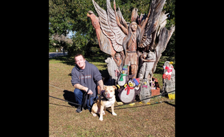 Harvey B.'s photo of camping with pets at Wolf River Resort near Gulfport, MS