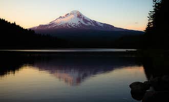 Camping near Mount Hood National Forest Frog Lake Campground: Trillium Lake, Government Camp, Oregon