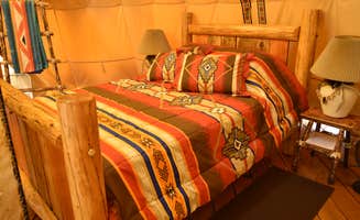 Esther O.'s photo of glamping accommodations at Gold Mountain RV Park near Lake Roosevelt National Recreation Area