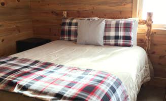 Kevin C.'s photo of glamping accommodations at Shell Campground near Bighorn National Forest