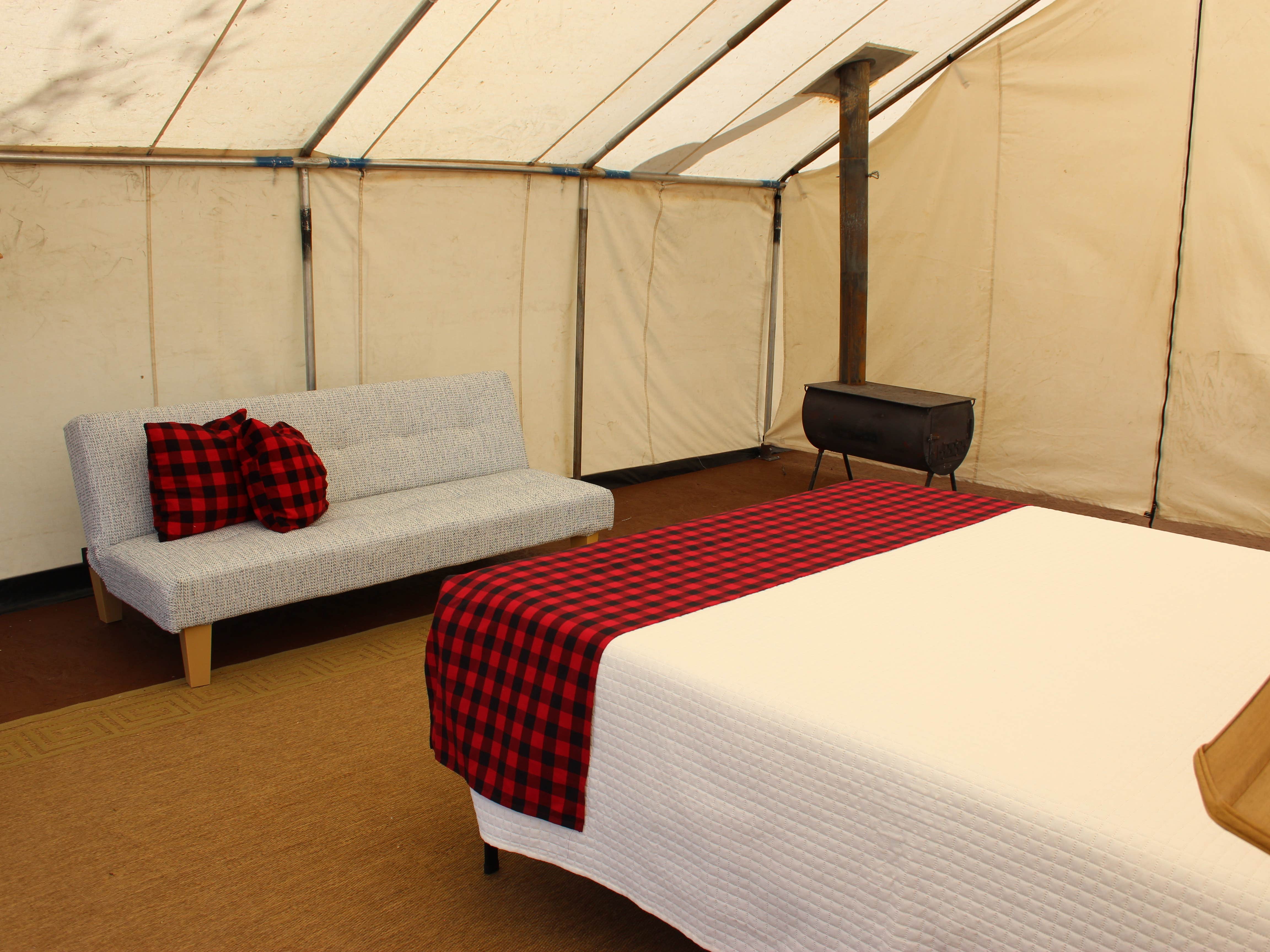 Kevin C.'s photo of glamping accommodations at Shell Campground near Dayton, WY