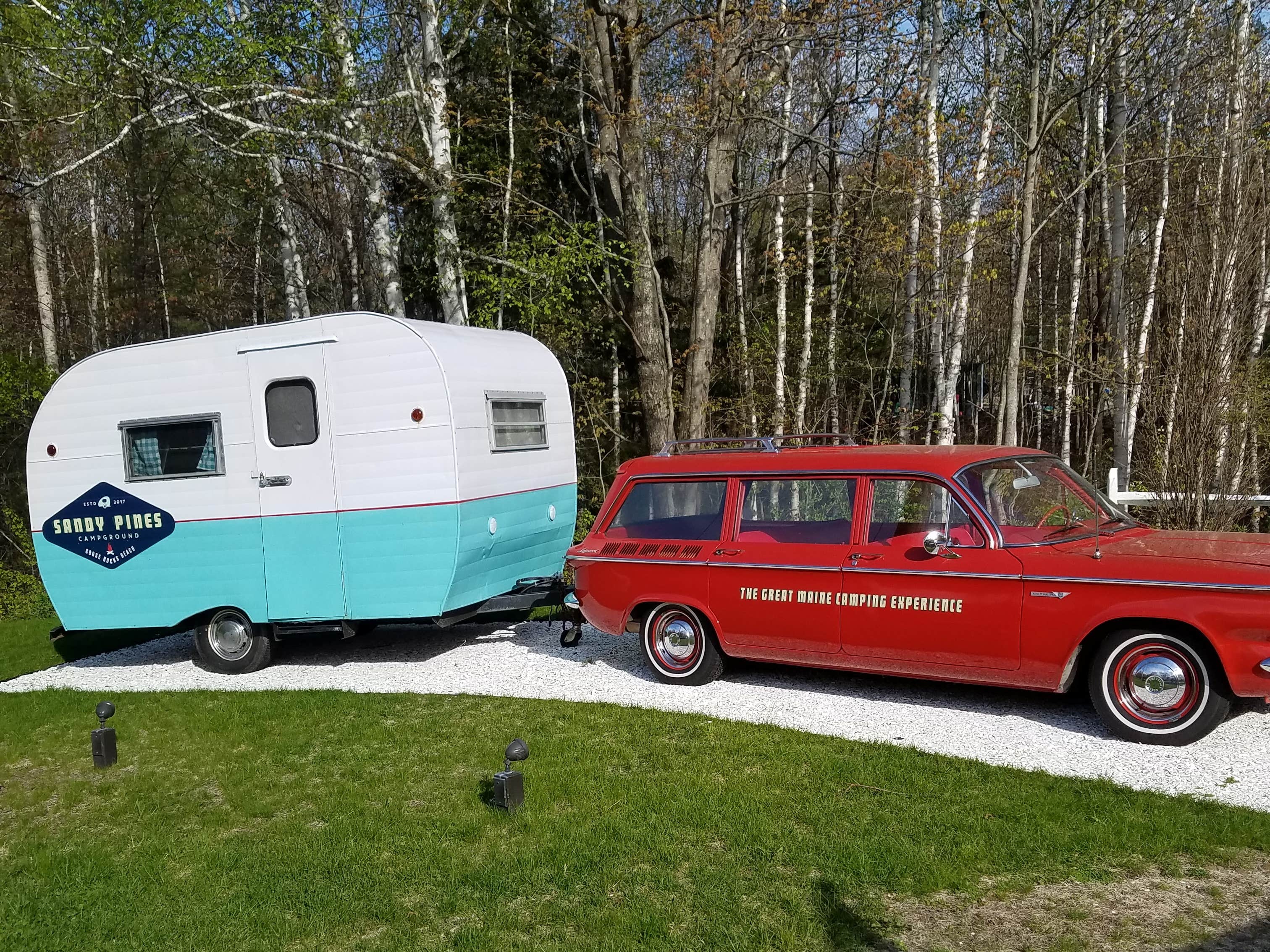 Cat R.'s photo of rv camping at Sandy Pines Campground near Kennebunkport, ME