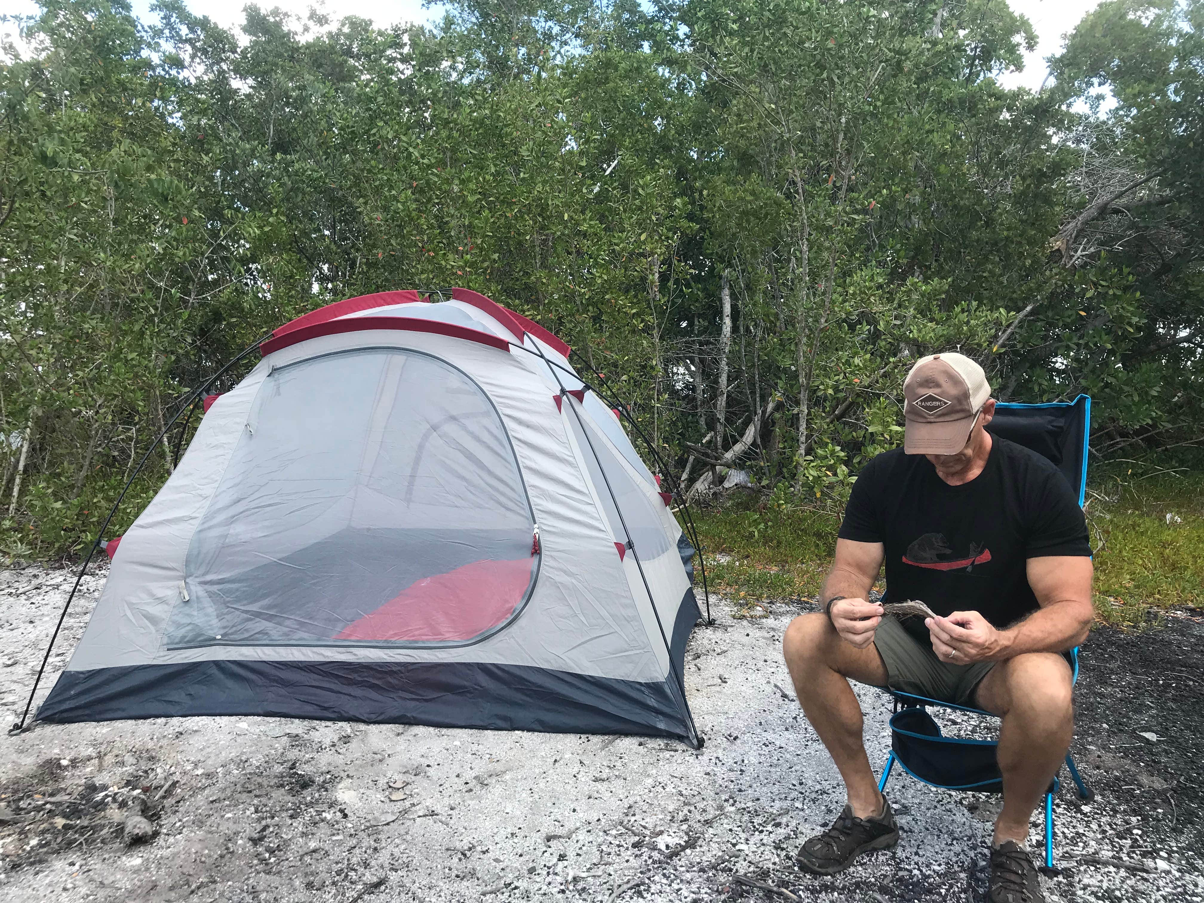 Dave V.'s photo at Bow-tie Island Primitive Campsite near Alva, FL