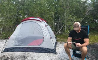 Dave V.'s photo at Bow-tie Island Primitive Campsite near St. James City, FL