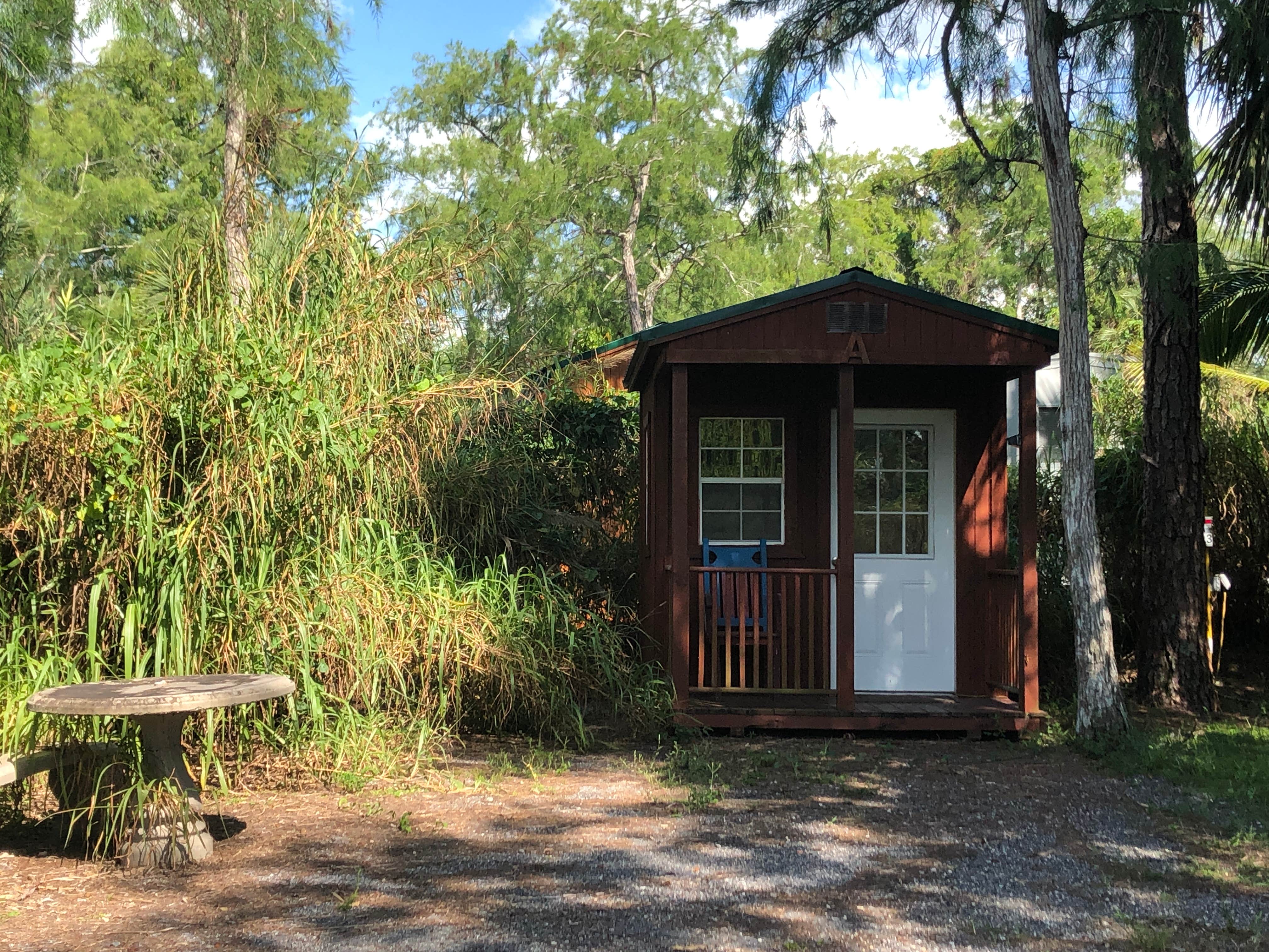 Stephanie Z.'s photo of glamping accommodations at Trail Lakes Campground near Everglades City, FL