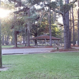 Picnic shelter and playground.
