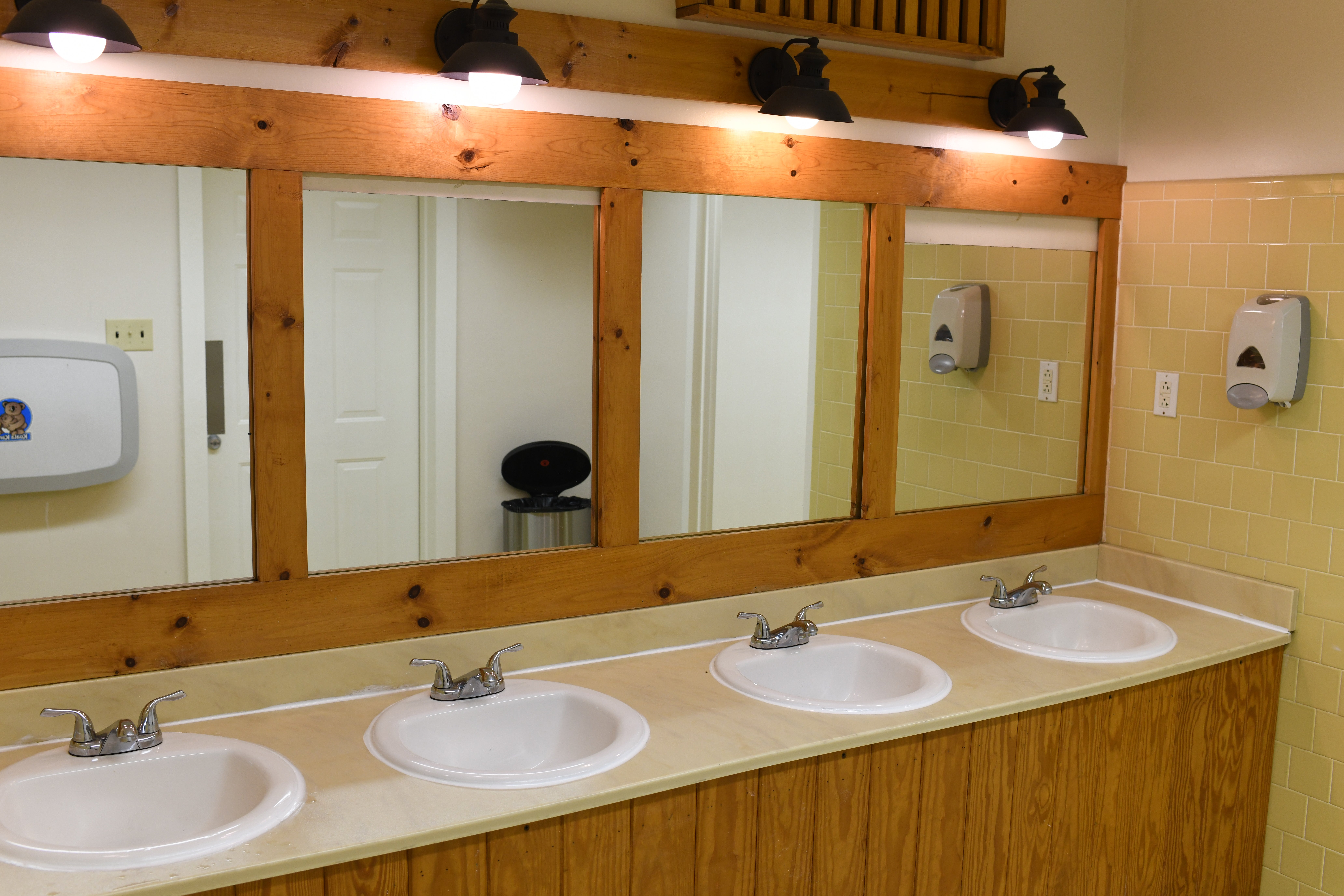 Bathrooms were well maintained and odor free.