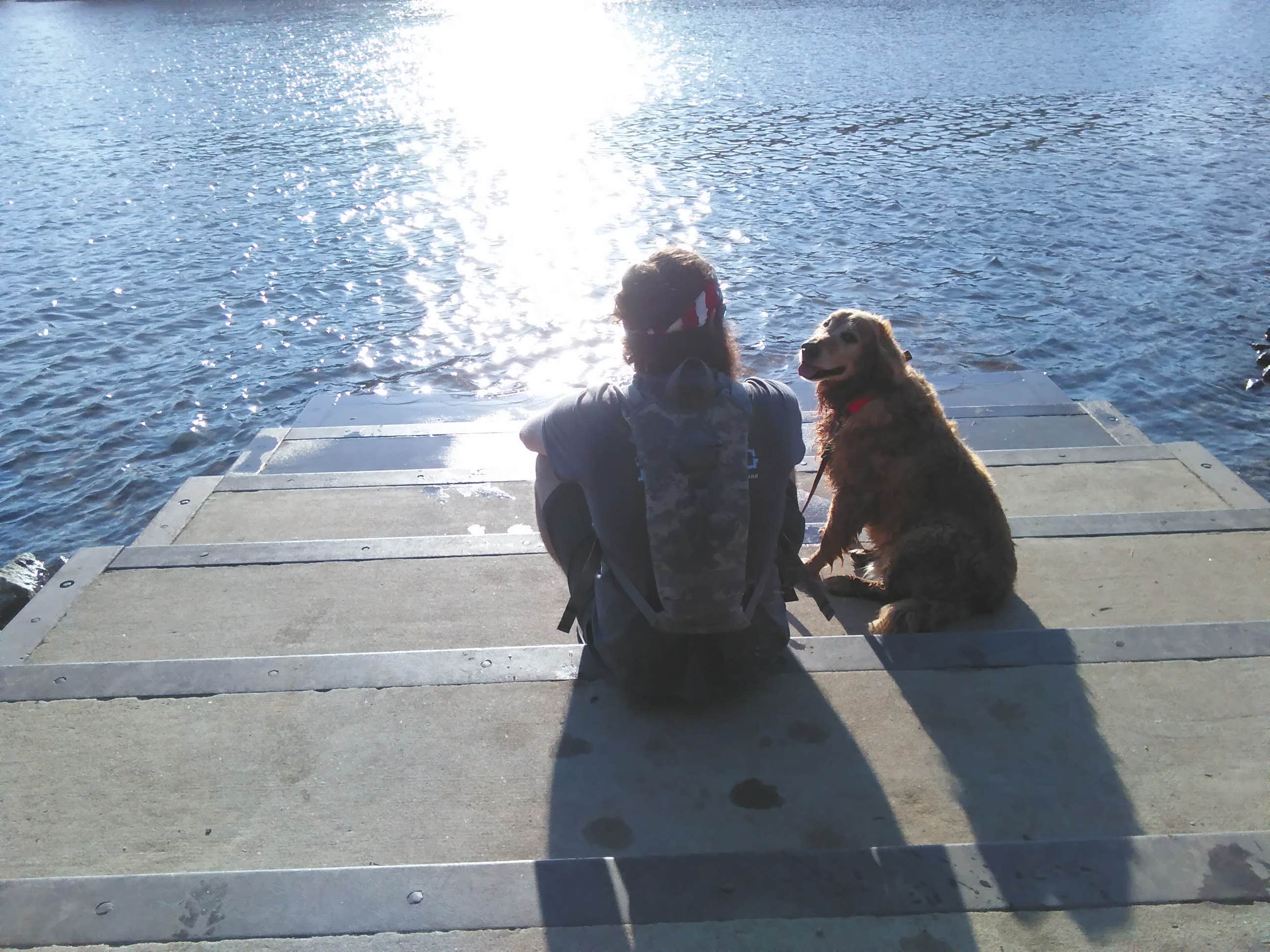 Erica's photo of camping with pets at Keowee-Toxaway State Park near Cashiers, NC
